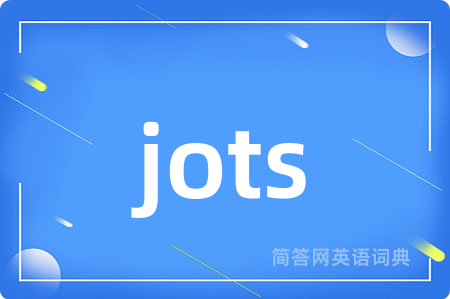 jots