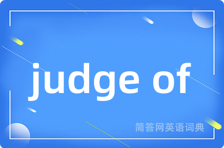 judge of