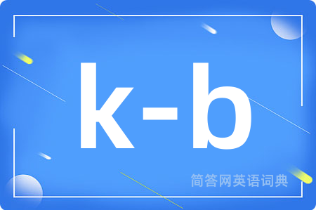 k-b