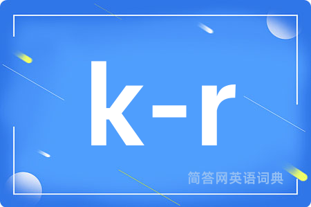 k-r