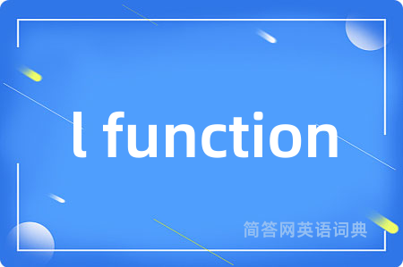 l function