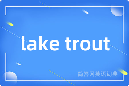 lake trout