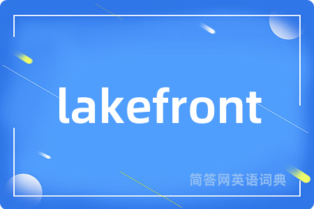 lakefront