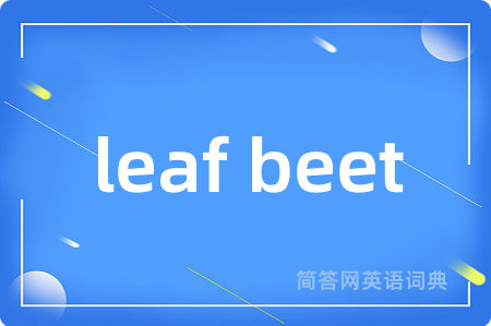 leaf beet