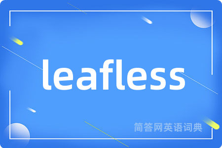 leafless
