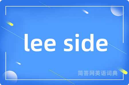 lee side