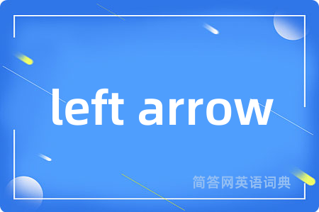 left arrow