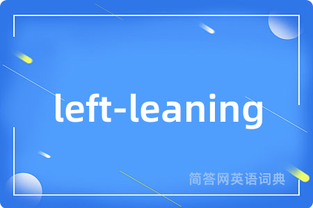left-leaning