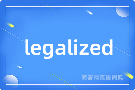 legalized
