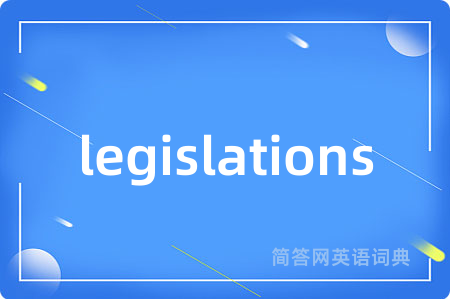 legislations