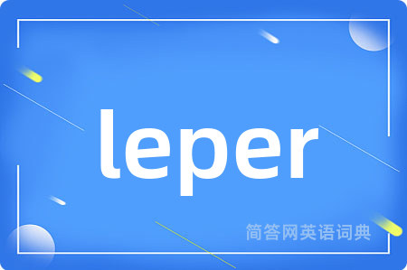 leper