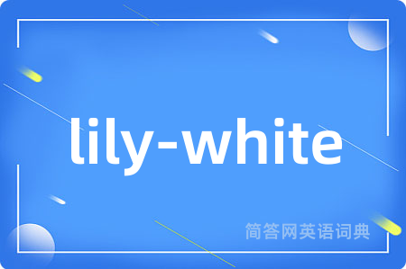 lily-white