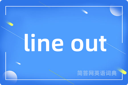 line out