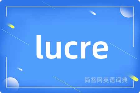 lucre