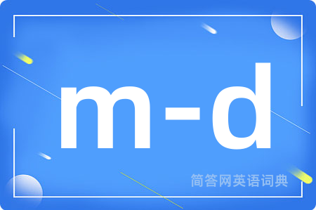 m-d