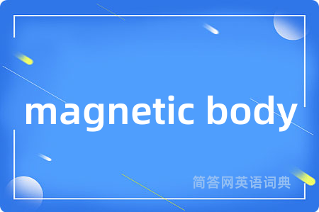 magnetic body