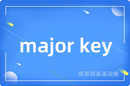 major key