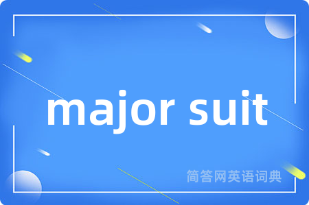major suit