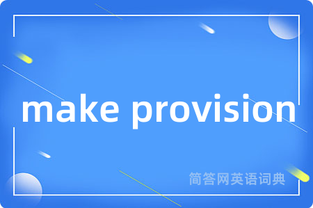 make provision
