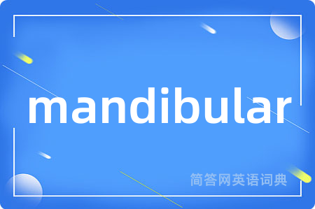 mandibular