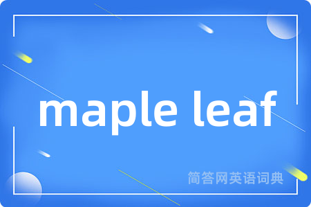 maple leaf