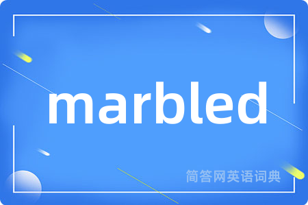 marbled
