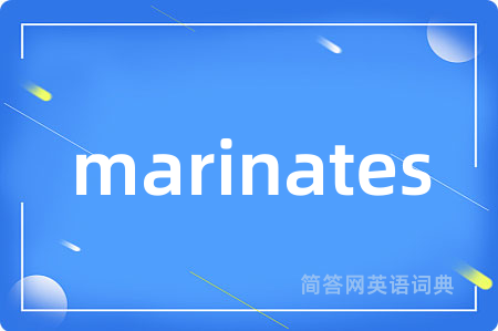 marinates