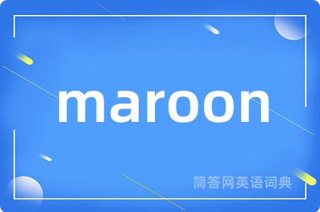 maroon