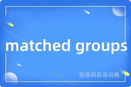 matched groups