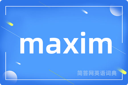 maxim