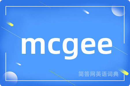 mcgee