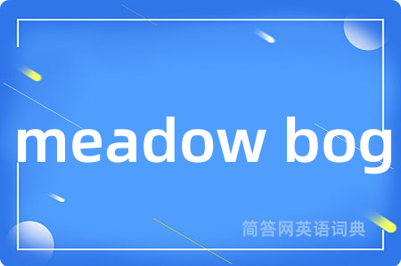 meadow bog