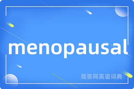 menopausal