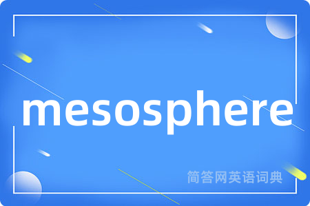 mesosphere