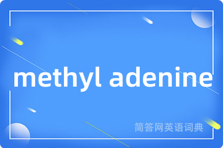 methyl adenine是什么意思,methyl adenine的中文翻译 methyl adenine