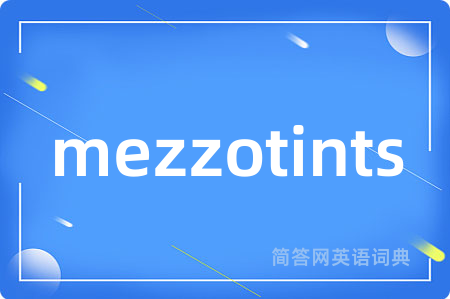mezzotints