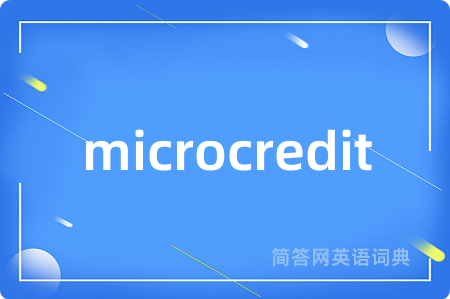 microcredit