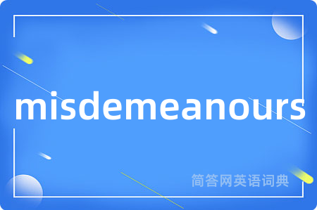 misdemeanours