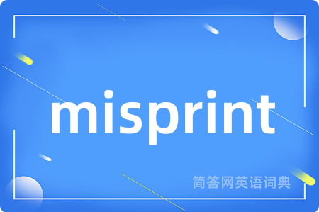 misprint