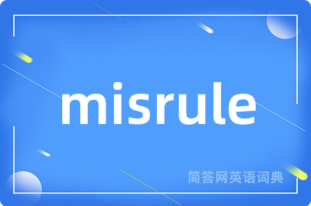 misrule