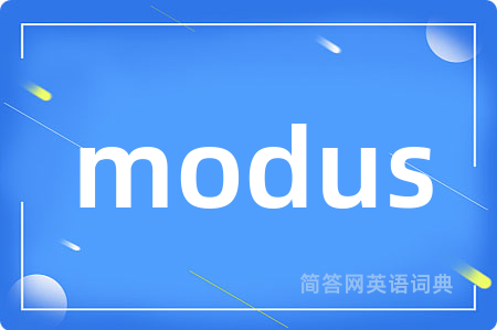 modus