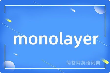 monolayer