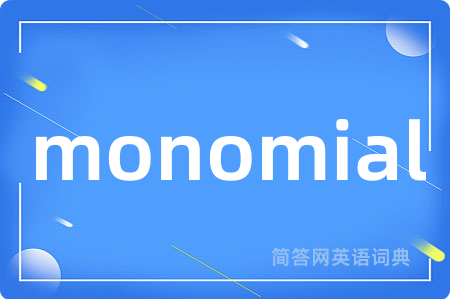 monomial