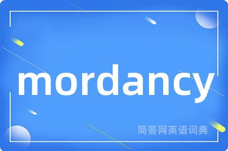 mordancy