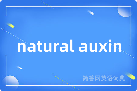 natural auxin