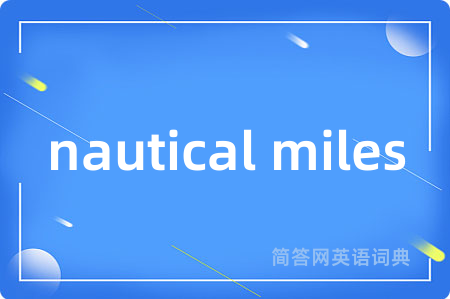 nautical miles