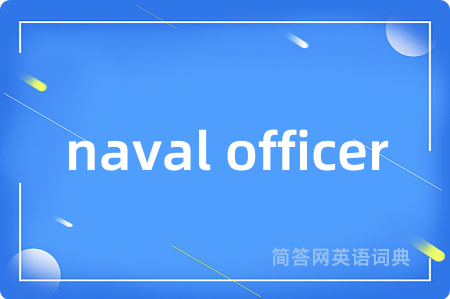 naval officer