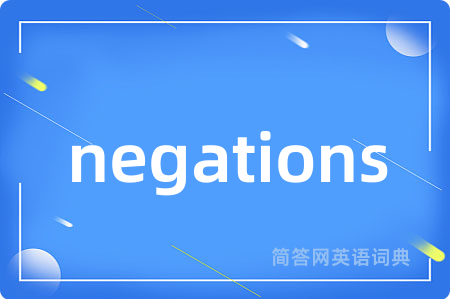 negations