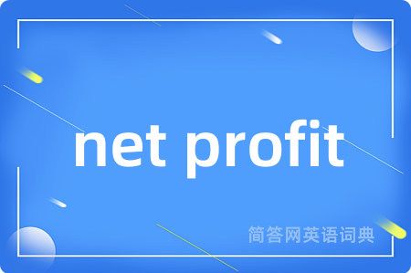 net profit