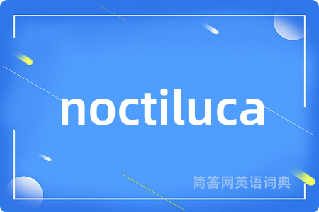 noctiluca是什么意思,noctiluca的中文翻译 noctiluca